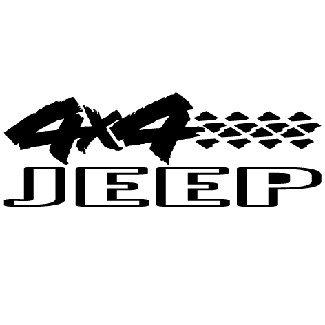Sticker 4x4 Jeep